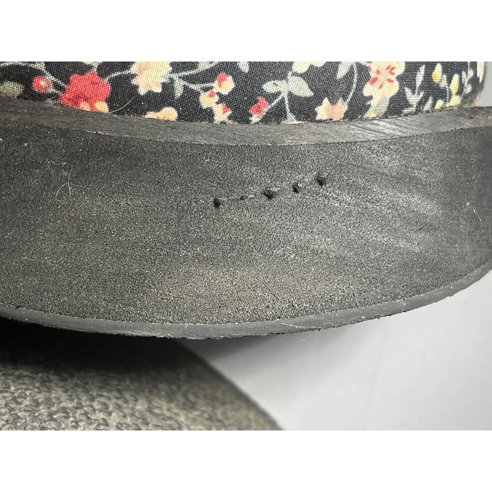 Demonia Sprite-02 Womens 9 Floral Heart Platform Mary Jane Goth Shoe Black Multi - Picture 10 of 11